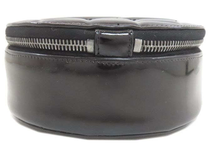 Borsa a tracolla Chanel Coco Mark con finiture argentate Nero - vista 4