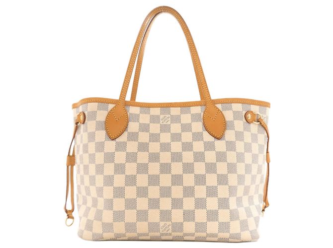 Borsa Tote Louis Vuitton Damier Azur Neverfull PM - vista 2