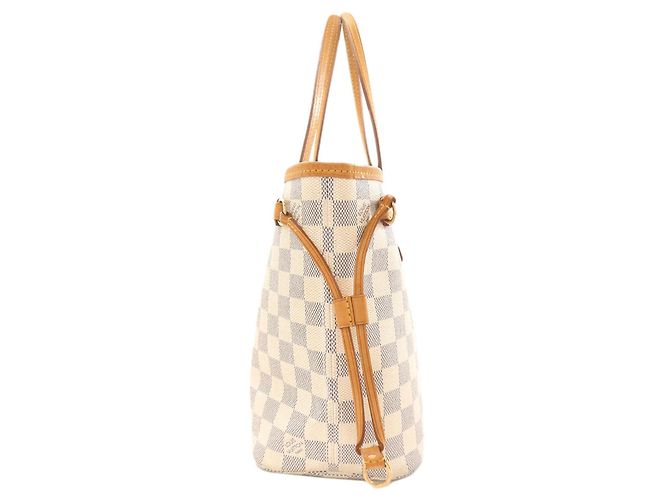 Borsa Tote Louis Vuitton Damier Azur Neverfull PM - vista 3