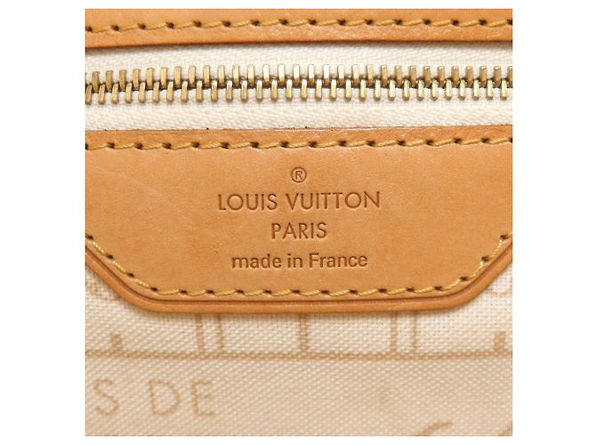 Borsa Tote Louis Vuitton Damier Azur Neverfull PM - vista 6