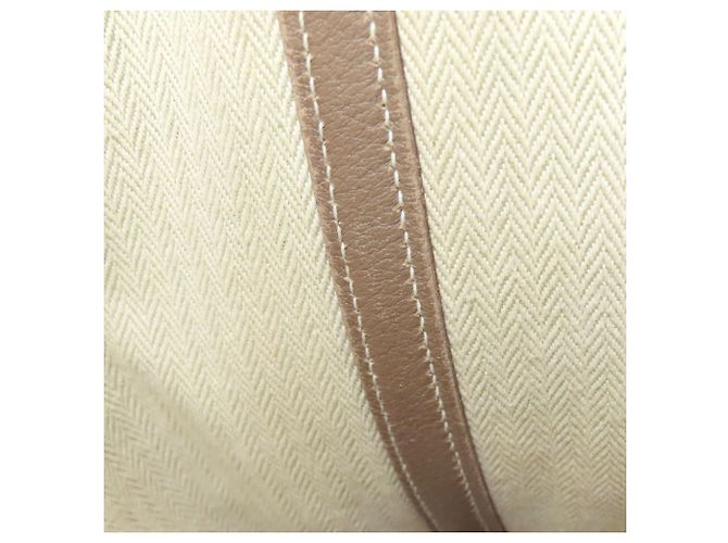 Hermès Borsa Tote Hermes Garden Party PM Taupe - vista 11