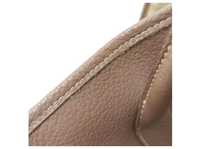 Hermès Borsa Tote Hermes Garden Party PM Taupe - vista 15