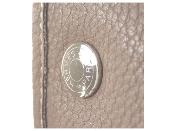Hermès Borsa Tote Hermes Garden Party PM Taupe - vista 22