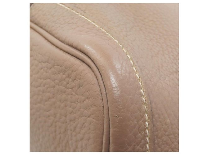 Hermès Borsa Tote Hermes Garden Party PM Taupe - vista 29