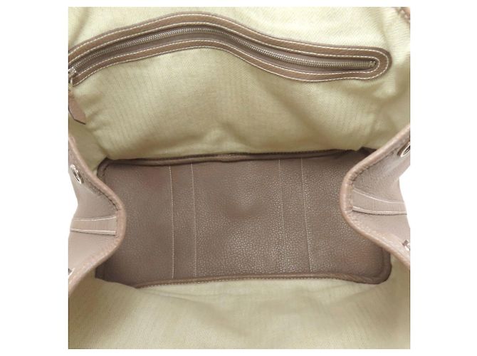 Hermès Borsa Tote Hermes Garden Party PM Taupe - vista 5