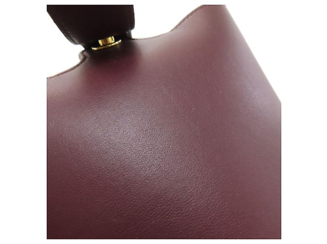 Loewe Pebble Bucket Bag Mini Bordeaux - Ansicht 10