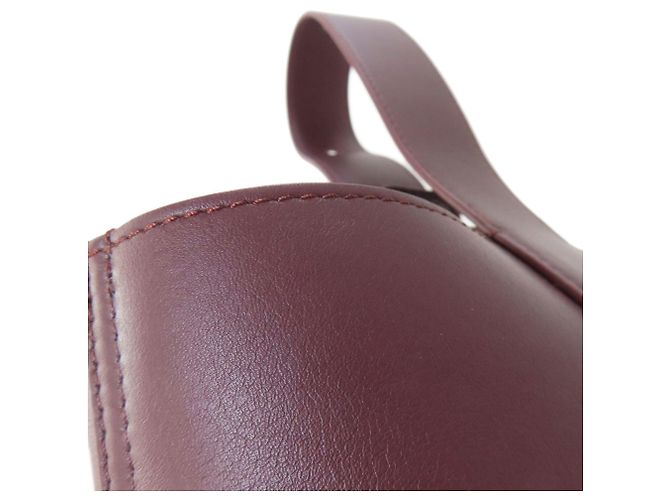 Loewe Pebble Bucket Bag Mini Bordeaux - Ansicht 12