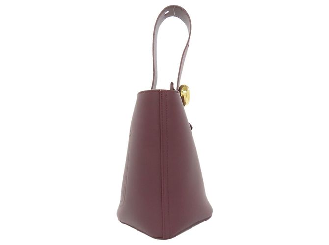 Loewe Pebble Bucket Bag Mini Bordeaux - Ansicht 3