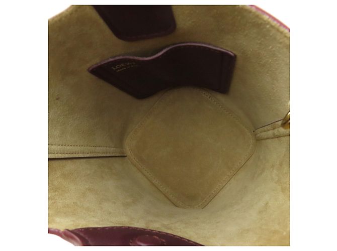 Loewe Pebble Bucket Bag Mini Bordeaux - Ansicht 5