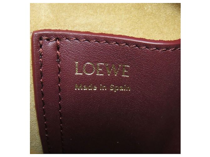 Loewe Pebble Bucket Bag Mini Bordeaux - Ansicht 6