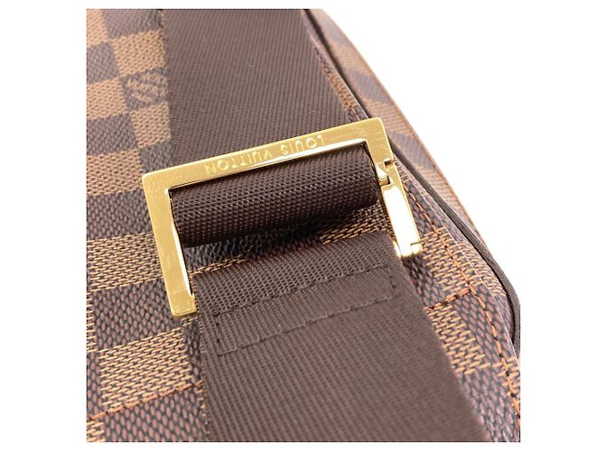 Borsa a tracolla Louis Vuitton in tela Damier Damier ebene - vista 11