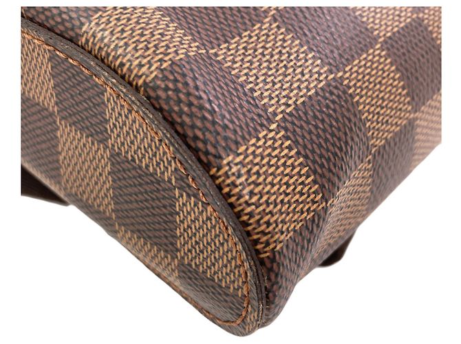 Borsa a tracolla Louis Vuitton in tela Damier Damier ebene - vista 14