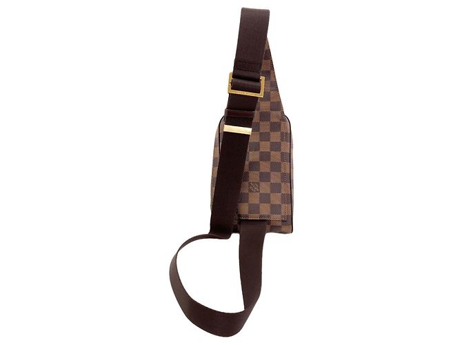 Borsa a tracolla Louis Vuitton in tela Damier Damier ebene - vista 2