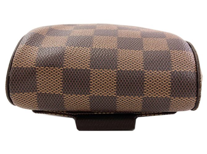 Borsa a tracolla Louis Vuitton in tela Damier Damier ebene - vista 4