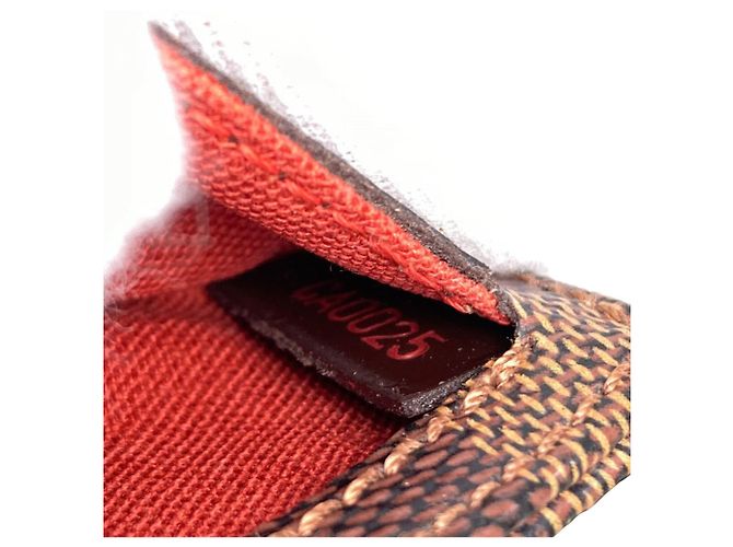 Borsa a tracolla Louis Vuitton in tela Damier Damier ebene - vista 7
