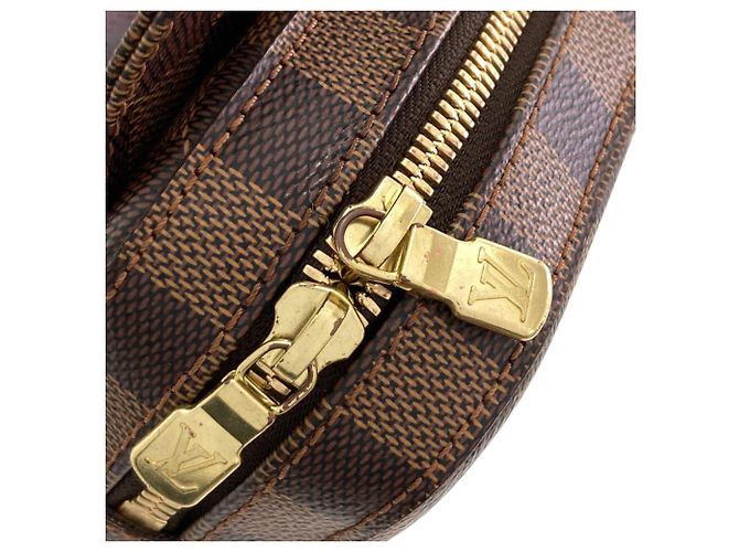 Borsa a tracolla Louis Vuitton in tela Damier Damier ebene - vista 9
