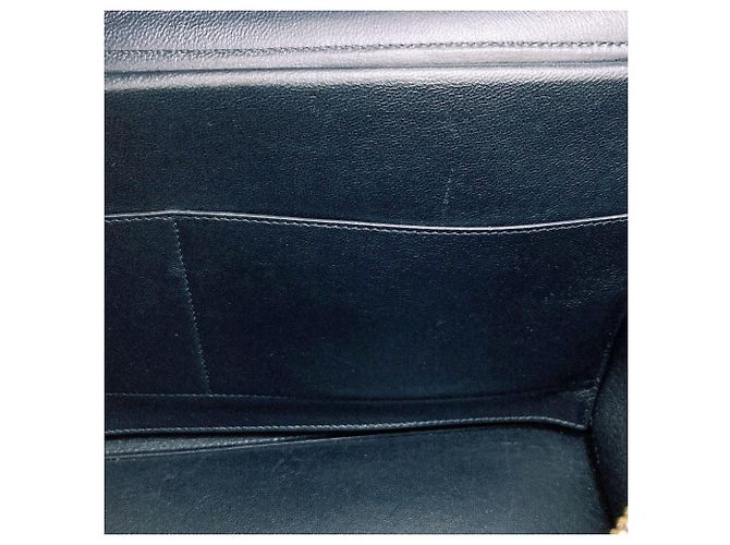 Céline Borsa 2-Way Celine Trapeze Medium Nero Bianco - vista 10