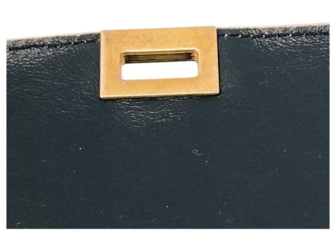 Céline Borsa 2-Way Celine Trapeze Medium Nero Bianco - vista 14
