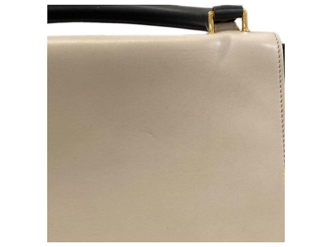 Céline Borsa 2-Way Celine Trapeze Medium Nero Bianco - vista 16