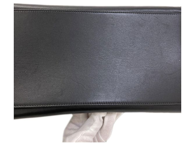 Céline Borsa 2-Way Celine Trapeze Medium Nero Bianco - vista 21