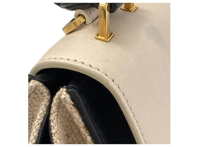 Céline Borsa 2-Way Celine Trapeze Medium Nero Bianco - vista 23
