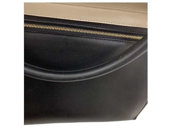 Céline Borsa 2-Way Celine Trapeze Medium Nero Bianco - vista 30