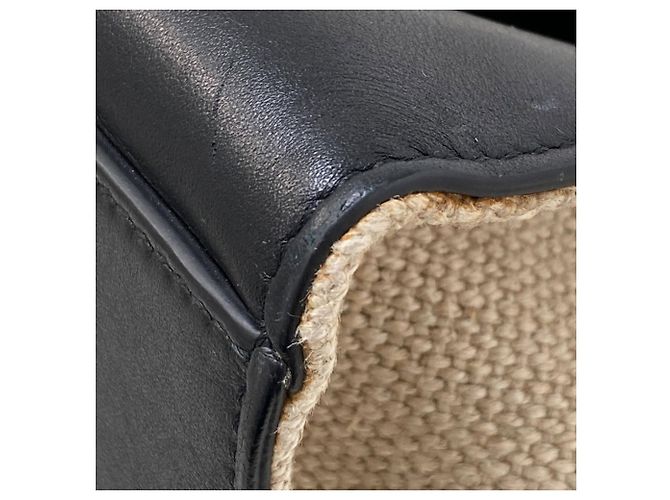 Céline Borsa 2-Way Celine Trapeze Medium Nero Bianco - vista 32