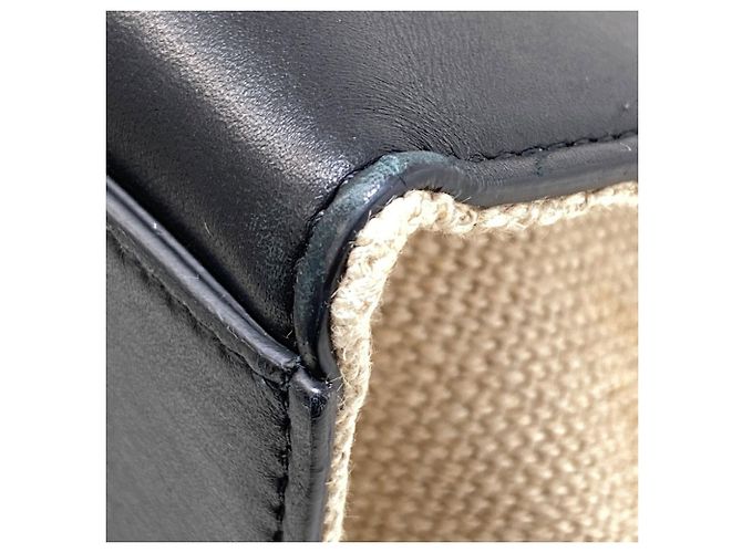 Céline Borsa 2-Way Celine Trapeze Medium Nero Bianco - vista 34