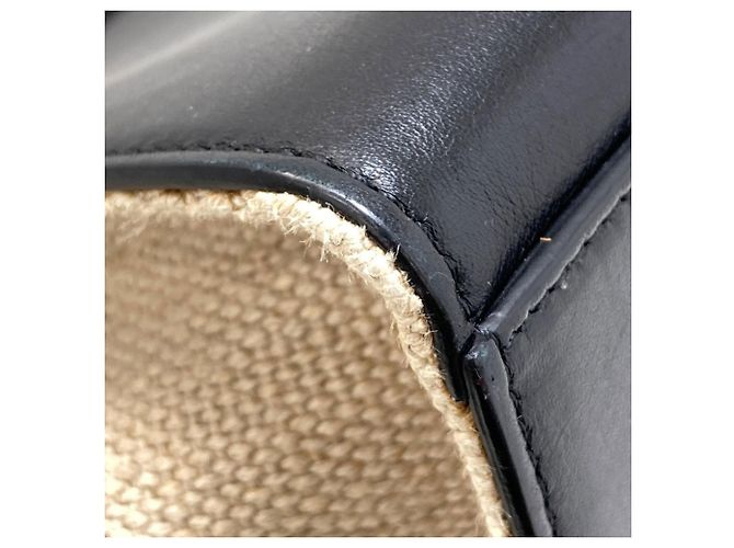 Céline Borsa 2-Way Celine Trapeze Medium Nero Bianco - vista 35