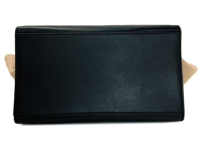 Céline Borsa 2-Way Celine Trapeze Medium Nero Bianco - vista 4