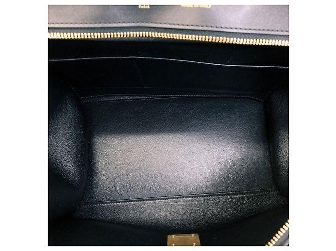 Céline Borsa 2-Way Celine Trapeze Medium Nero Bianco - vista 5