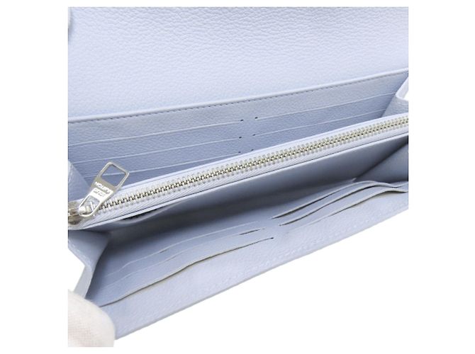 Sarah Louis Vuitton Empreinte Long Wallet Blau - Ansicht 5