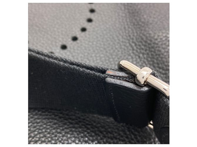 Hermès Borsa a tracolla Hermes Evelyne 3 GM Nero - vista 14