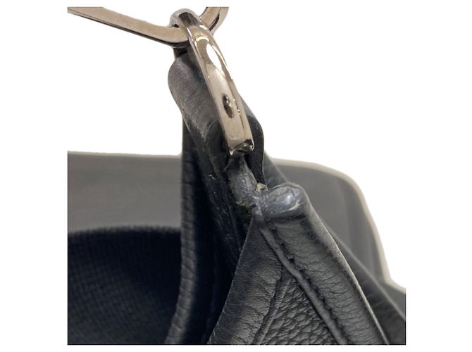 Hermès Borsa a tracolla Hermes Evelyne 3 GM Nero - vista 16