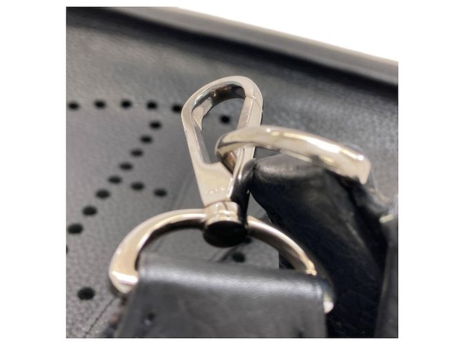 Hermès Borsa a tracolla Hermes Evelyne 3 GM Nero - vista 18