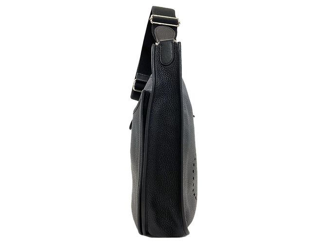Hermès Borsa a tracolla Hermes Evelyne 3 GM Nero - vista 3