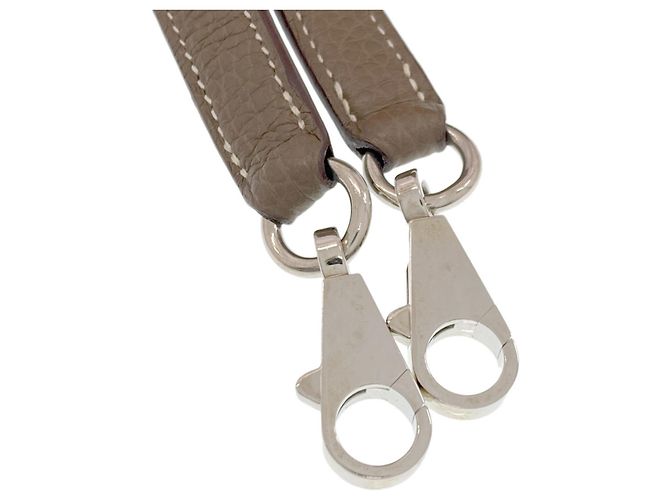 Hermès Borsa Hermes Bolide 31 in Etoupe Gray Taupe - vista 18