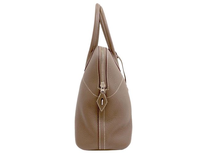 Hermès Borsa Hermes Bolide 31 in Etoupe Gray Taupe - vista 3