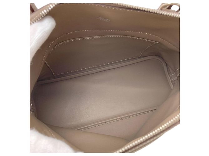 Hermès Borsa Hermes Bolide 31 in Etoupe Gray Taupe - vista 5