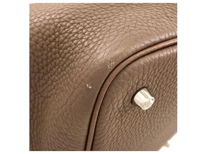 Hermès Hermes Picotin Lock MM Handtasche in Etoupe Gray Taupe - Ansicht 23