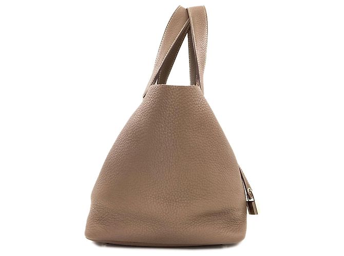 Hermès Hermes Picotin Lock MM Handtasche in Etoupe Gray Taupe - Ansicht 3