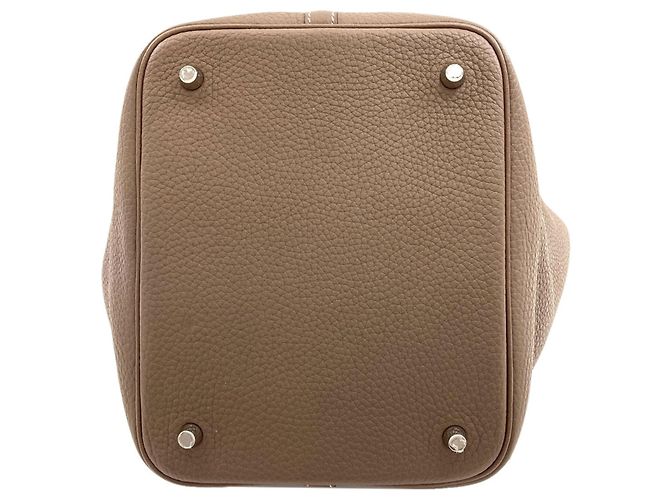 Hermès Hermes Picotin Lock MM Handtasche in Etoupe Gray Taupe - Ansicht 4