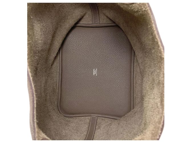 Hermès Hermes Picotin Lock MM Handtasche in Etoupe Gray Taupe - Ansicht 5