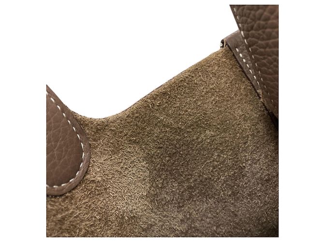 Hermès Hermes Picotin Lock MM Handtasche in Etoupe Gray Taupe - Ansicht 8