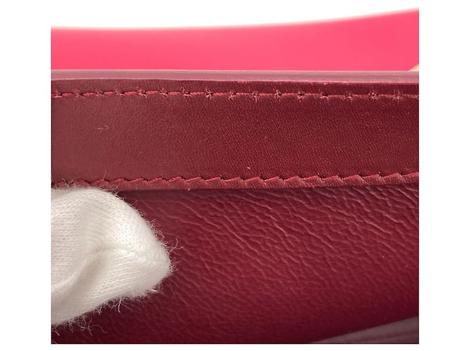 Borsa Salvatore Ferragamo Sofia Gancini Hardware Rosa Bordò - vista 10