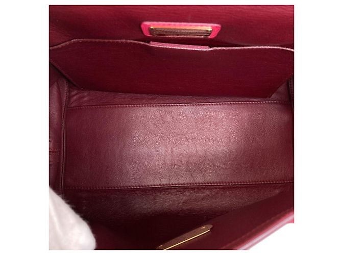 Borsa Salvatore Ferragamo Sofia Gancini Hardware Rosa Bordò - vista 5