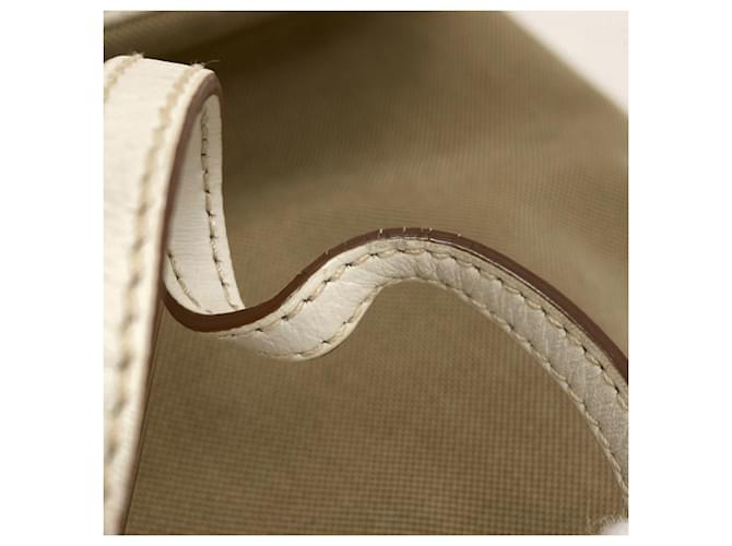 Borsa 2-Way Prada Fiocco con coulisse Marrone Bianco - vista 21
