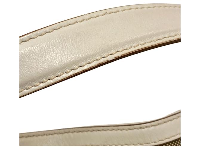 Borsa 2-Way Prada Fiocco con coulisse Marrone Bianco - vista 26