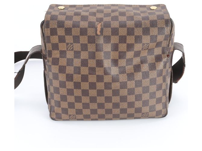 Borsa a tracolla Louis Vuitton Damier Naviglio Damier ebene - vista 3