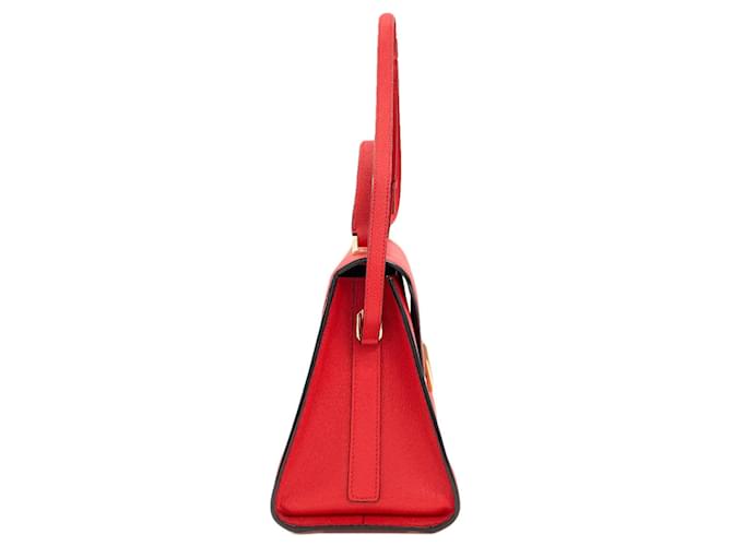 Borsa 2-Way Valextra Iside Rosso - vista 3